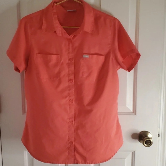 Columbia Silver Ridge Womens Short Sleeve  Blouse - Picture 1 of 10